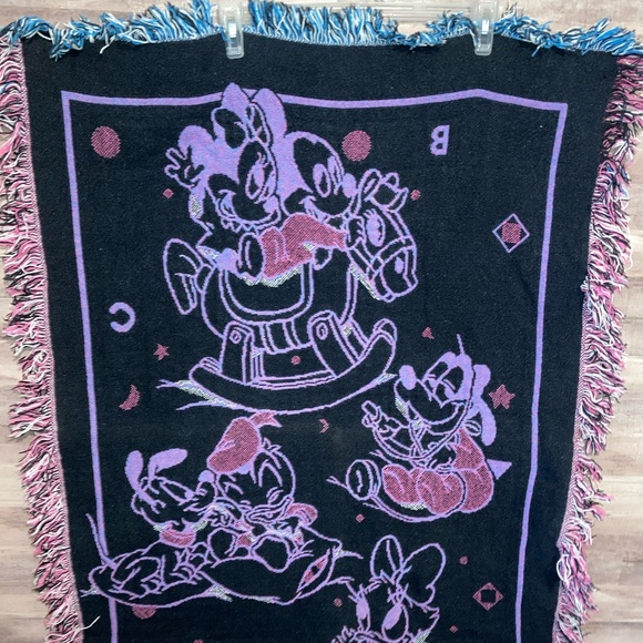Disney Baby Babies Tapestry Woven Throw Blanket Vintage HTF Gender Neutral - Picture 7 of 7